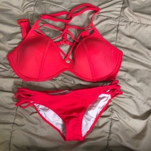 red bikini